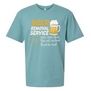 Funny Beer Removal Service Beer Ing Gift Sueded Cloud Jersey T-Shirt