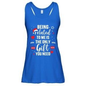 Funny Being Related To Me Only Gift You Need For Christmas Gift Ladies Essential Flowy Tank