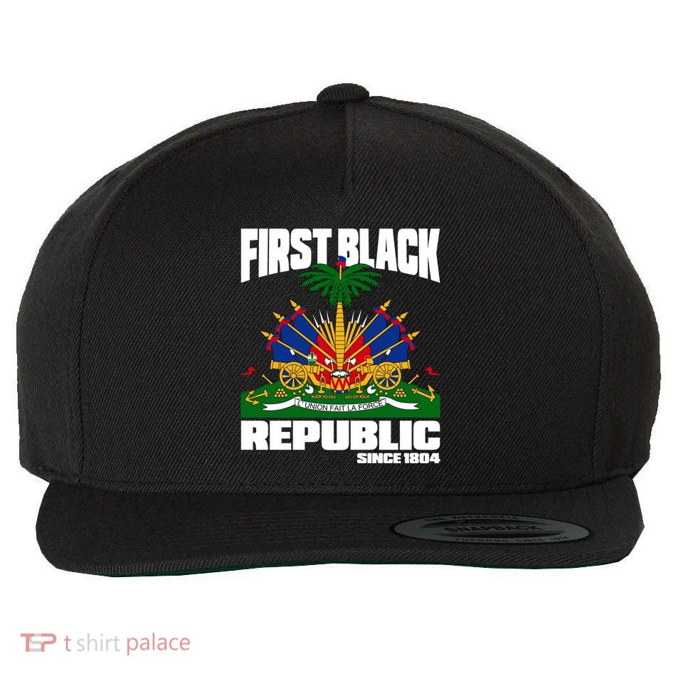 First Black Republic Since 1804 Haiti Haitian Independence Wool Snapback Cap