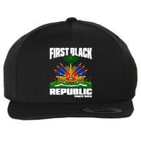 First Black Republic Since 1804 Haiti Haitian Independence Wool Snapback Cap