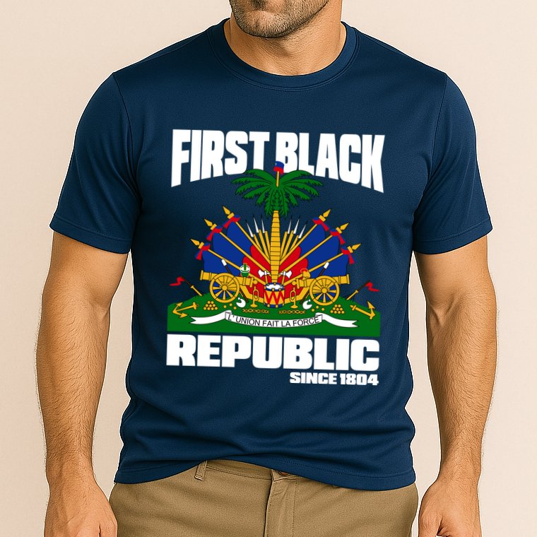 First Black Republic Since 1804 Haiti Haitian Independence Cooling Performance Crew T-Shirt