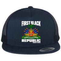 First Black Republic Since 1804 Haiti Haitian Independence Flat Bill Trucker Hat