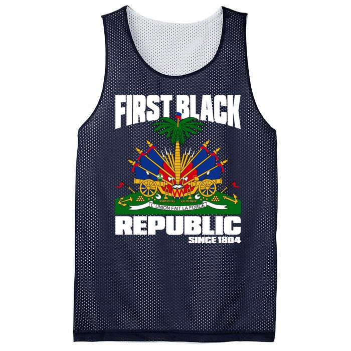 First Black Republic Since 1804 Haiti Haitian Independence Mesh Reversible Basketball Jersey Tank