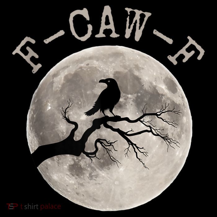 F-CAW-F Black Raven Moon Gothic Adult Humor Black Crow City Backpack