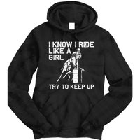 Funny Barrel Racing Gift For  Rodeo Horse Racer Tie Dye Hoodie