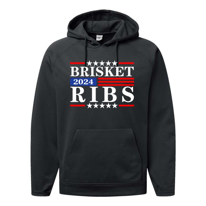 Funny Brisket Ribs Brisket Ribs 2024 Performance Fleece Hoodie