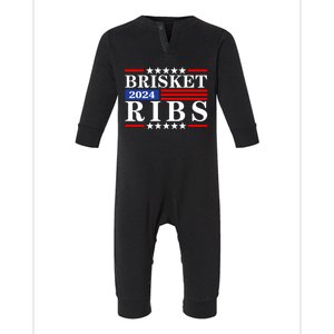 Funny Brisket Ribs Brisket Ribs 2024 Infant Fleece One Piece