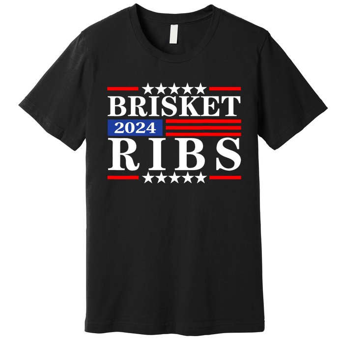 Funny Brisket Ribs Brisket Ribs 2024 Premium T-Shirt