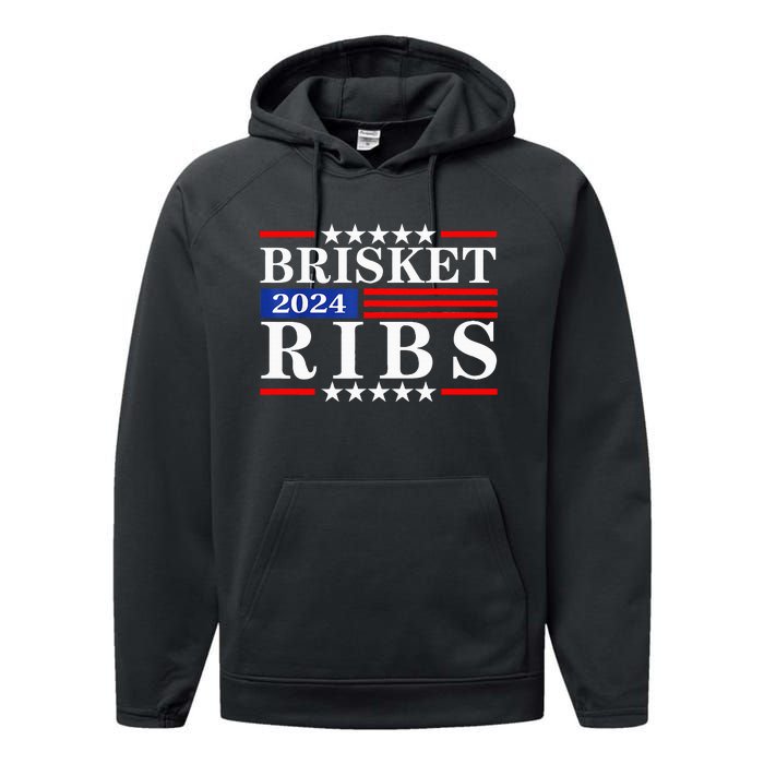 Funny Brisket Ribs Brisket Ribs 2024 Performance Fleece Hoodie