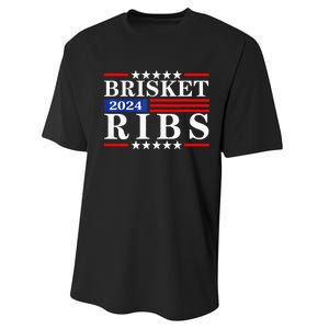 Funny Brisket Ribs Brisket Ribs 2024 Performance Sprint T-Shirt