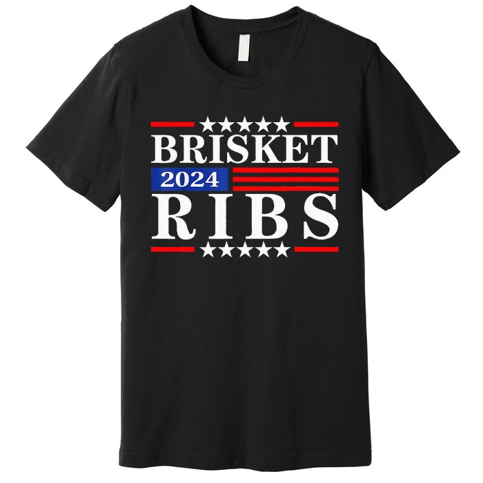 Funny Brisket Ribs Brisket Ribs 2024 Premium T-Shirt