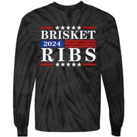 Funny Brisket Ribs Brisket Ribs 2024 Tie-Dye Long Sleeve Shirt