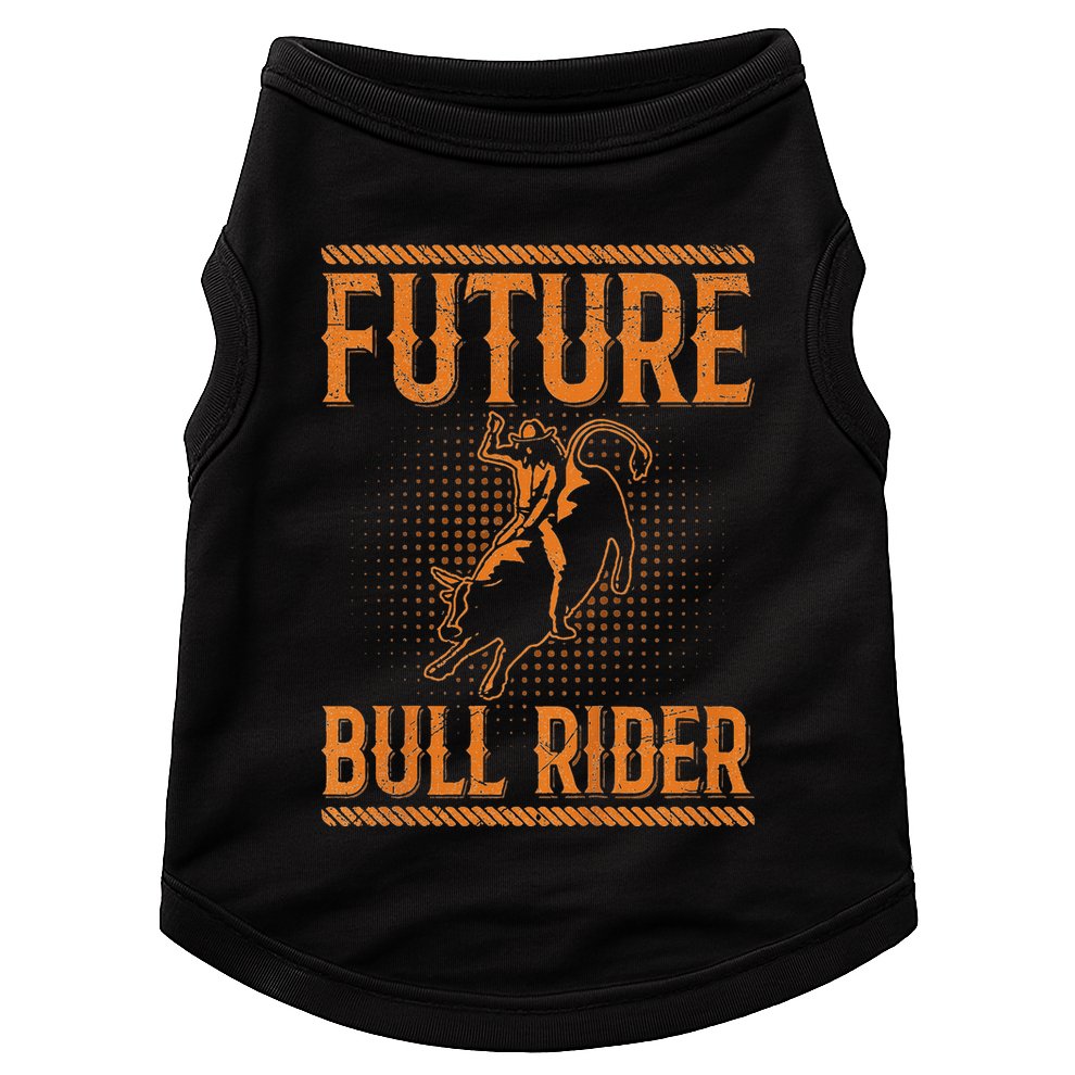 Future Bull Rider Quote For A Bull Rider Doggie Tank