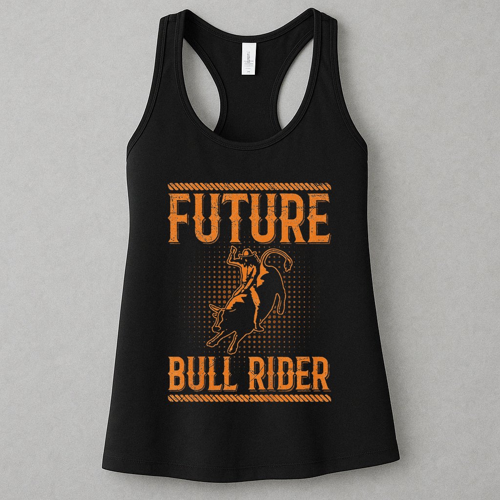 Future Bull Rider Quote For A Bull Rider Womens Tank Top