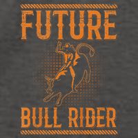 Future Bull Rider Quote For A Bull Rider Vector Backpack