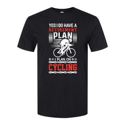 Funny Bicycle Retirement Plan Cycling Softstyle CVC T-Shirt