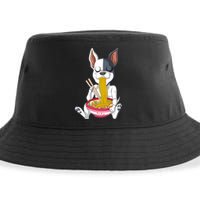 French Bulldog Ramen Sustainable Bucket Hat