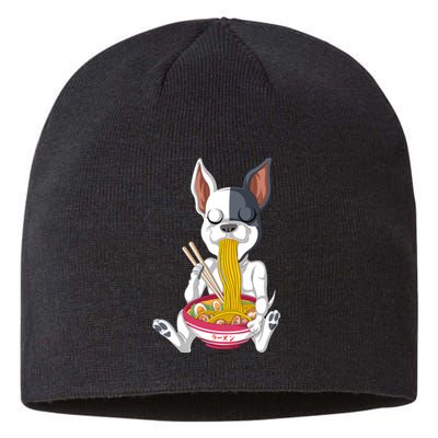 French Bulldog Ramen Sustainable Beanie