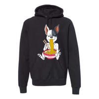 French Bulldog Ramen Premium Hoodie