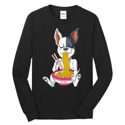 French Bulldog Ramen Tall Long Sleeve T-Shirt