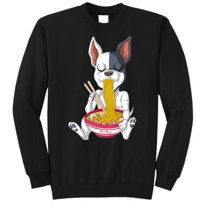 French Bulldog Ramen Tall Sweatshirt