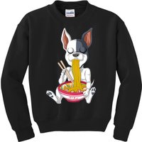 French Bulldog Ramen Kids Sweatshirt