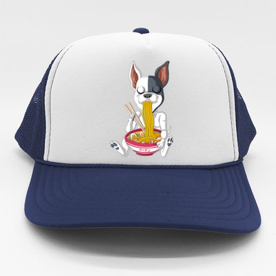 French Bulldog Ramen Trucker Hat