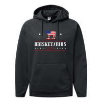 Funny Brisket Ribs 24 Brisket Ribs 2024 Performance Fleece Hoodie