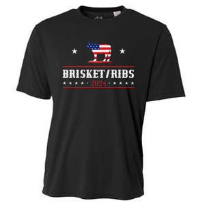 Funny Brisket Ribs 24 Brisket Ribs 2024 Cooling Performance Crew T-Shirt