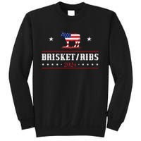 Funny Brisket Ribs 24 Brisket Ribs 2024 Sweatshirt