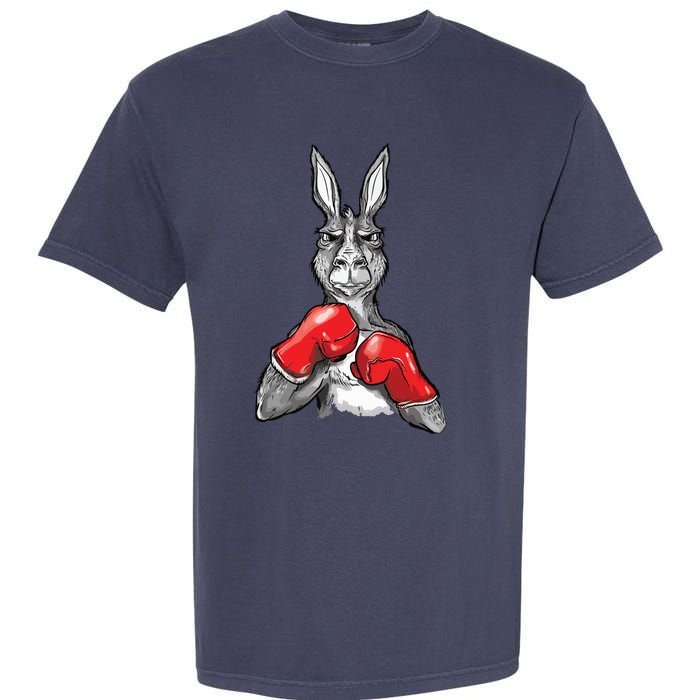 Funny Boxing Roger Humor Sport Kangaroo Garment-Dyed Heavyweight T-Shirt