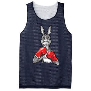 Funny Boxing Roger Humor Sport Kangaroo Mesh Reversible Basketball Jersey Tank