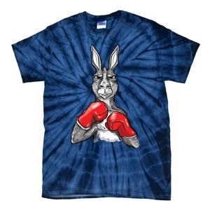 Funny Boxing Roger Humor Sport Kangaroo Tie-Dye T-Shirt