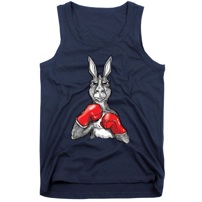 Funny Boxing Roger Humor Sport Kangaroo Tank Top