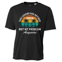 Funny Beach Retirement Party Legend Has Retired Cooling Performance Crew T-Shirt