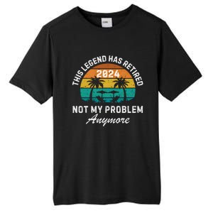 Funny Beach Retirement Party Legend Has Retired Tall Fusion ChromaSoft Performance T-Shirt