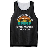 Funny Beach Retirement Party Legend Has Retired Mesh Reversible Basketball Jersey Tank