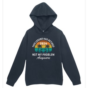 Funny Beach Retirement Party Legend Has Retired Urban Pullover Hoodie