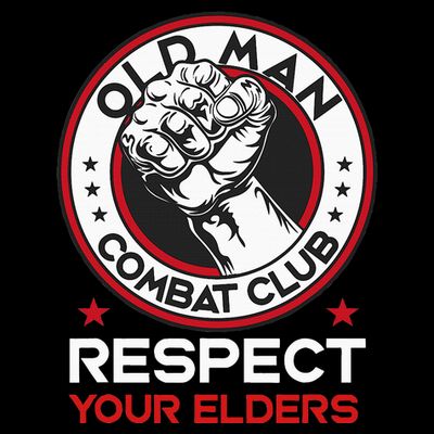 Funny Bjj Respect Your Elders Old Man Combat Club Mma T-Shirt