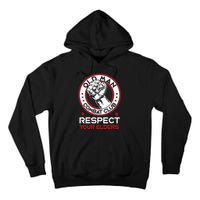 Funny Bjj Respect Your Elders Old Man Combat Club Mma Tall Hoodie