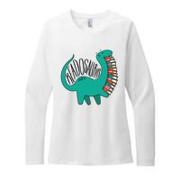 Funny Book Readosaurus Dinosaur Books Library Reading Lovers Womens CVC Long Sleeve Shirt