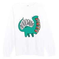 Funny Book Readosaurus Dinosaur Books Library Reading Lovers Premium Crewneck Sweatshirt