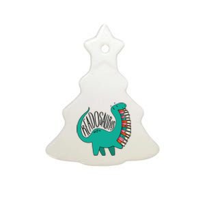 Funny Book Readosaurus Dinosaur Books Library Reading Lovers Ceramic Tree Ornament