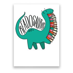 Funny Book Readosaurus Dinosaur Books Library Reading Lovers Poster