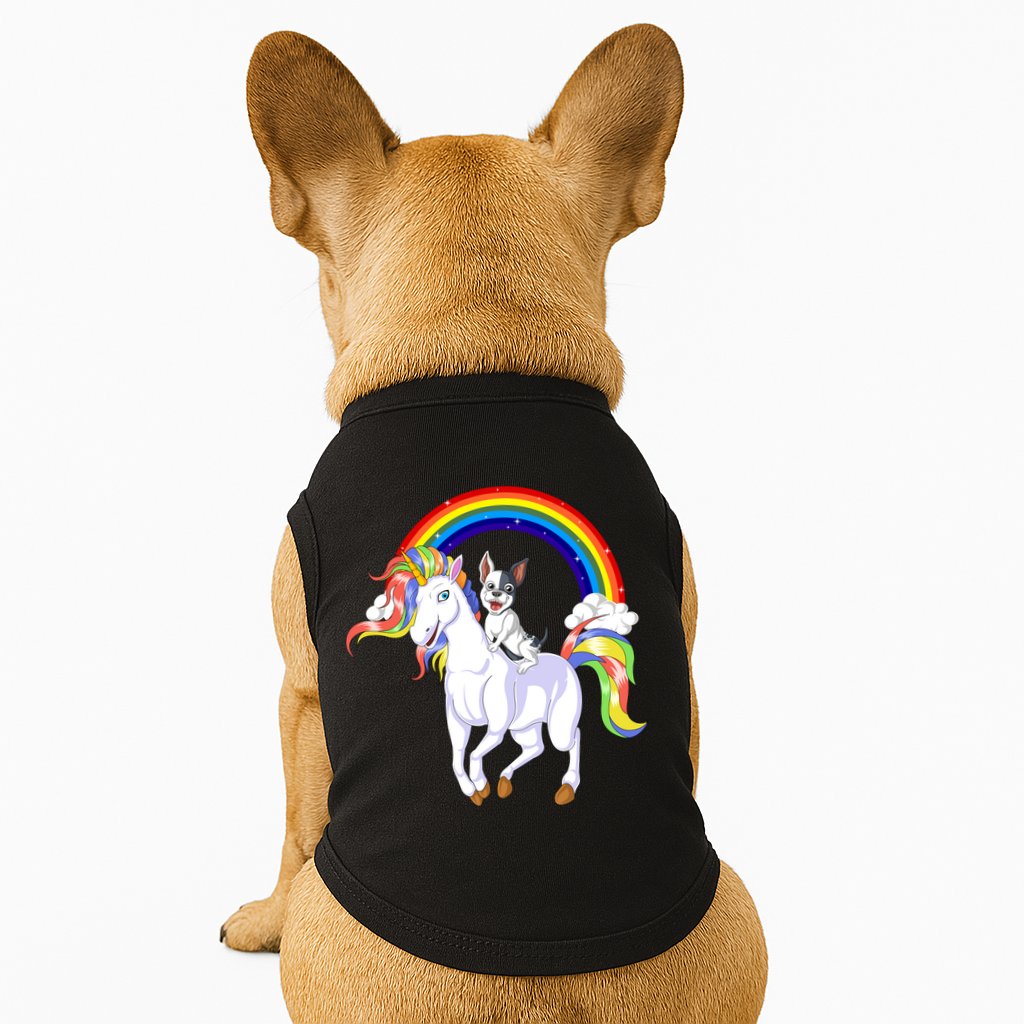 French Bulldog Riding Unicorn Doggie Tank