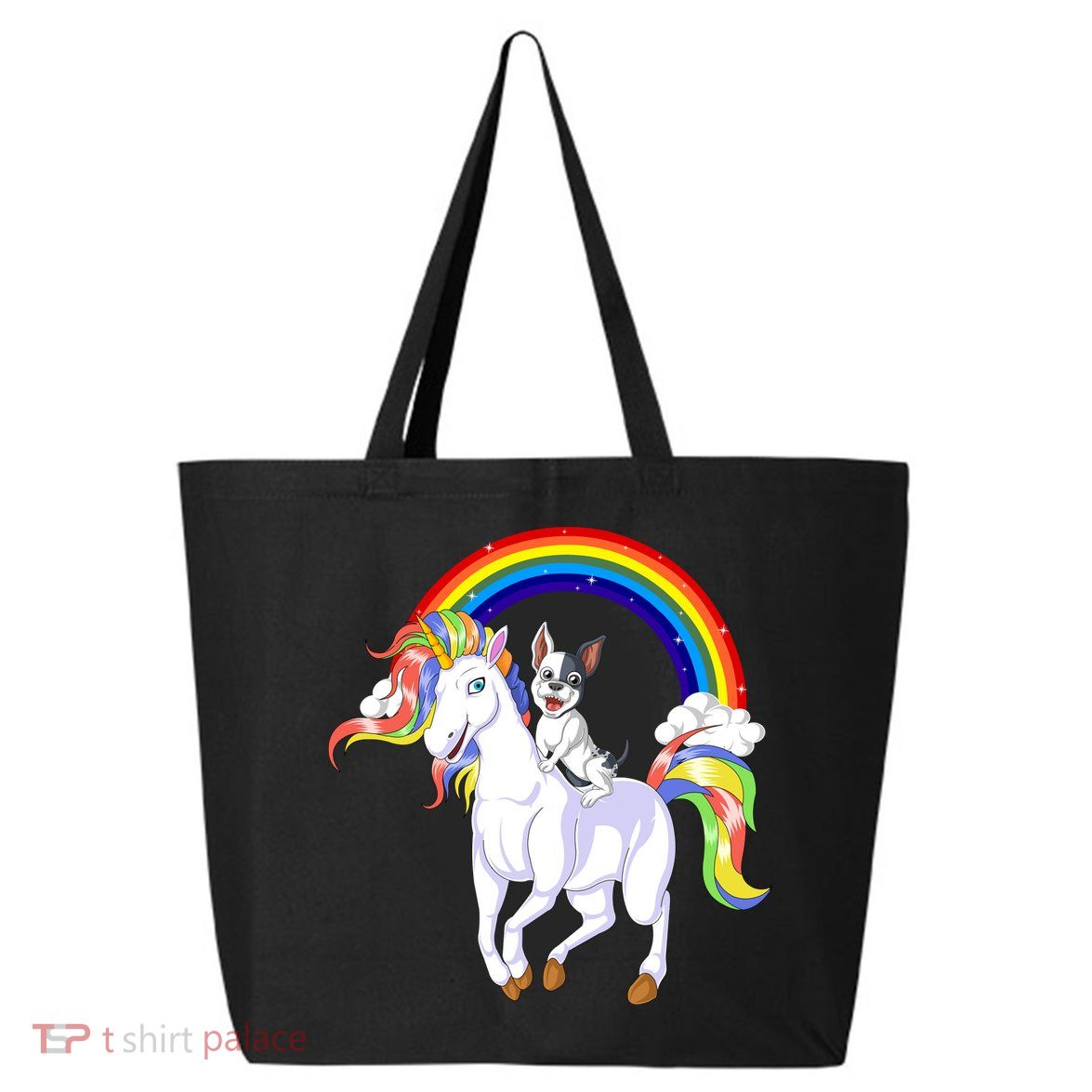 French Bulldog Riding Unicorn 25L Jumbo Tote