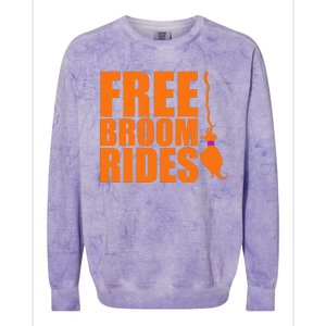 Free Broom Rides Colorblast Crewneck Sweatshirt