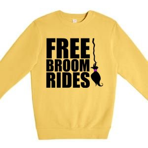 Free Broom Rides Premium Crewneck Sweatshirt