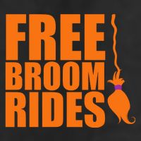 Free Broom Rides 7 Panel Mesh Trucker Snapback Hat