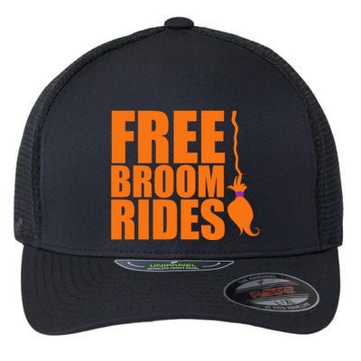 Free Broom Rides Flexfit Unipanel Trucker Cap